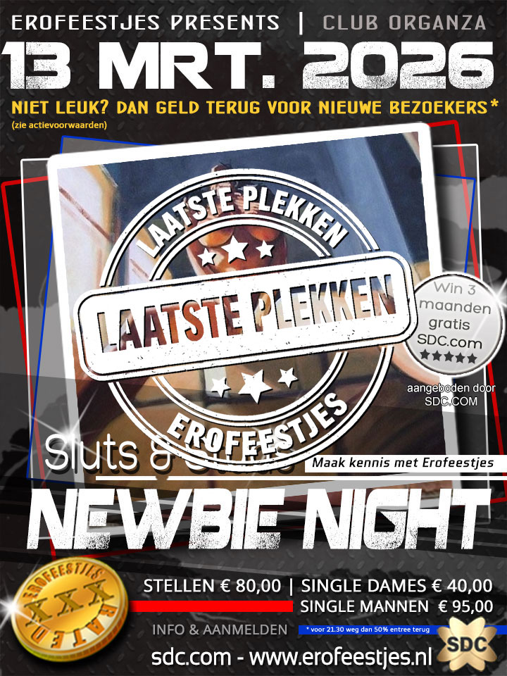 Flyer Erofeestjes party